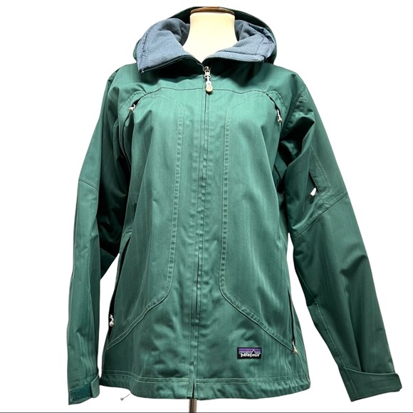 Patagonia Jackets & Blazers - Patagonia Green Powder Bowl Winter Ski Snowboard Outdoor Sports Active Coat
